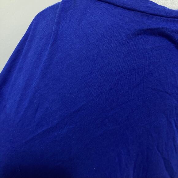 new Royal Blue Twisted Bubble Hem Cropped Tee size XL ABound from Nordstrom - Picture 3 of 7